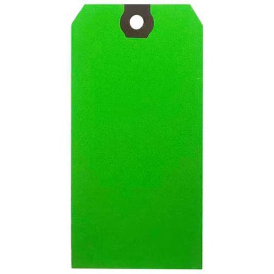 Shipping Tag, Colored, Green, Pk1000, 61Ku43