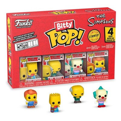 Funko Pop! Die Simpsons Bitty POP! 4er-Pack Series 1 2 cm #85707