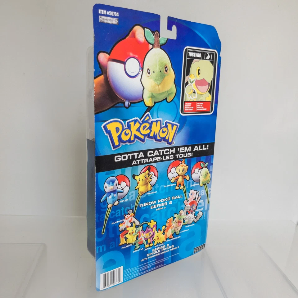 Jakks Pacific - Pokemon Series 2 - Throw Poke Ball TURTWIG *NON-MINT* - Image 2 of 3