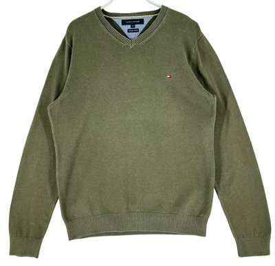 Pull V-Cou En Laine Tommy Hilfiger Pour Homme Taille M - Photo 1/4