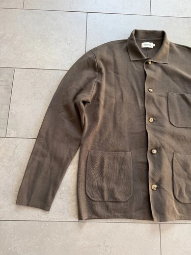 Taylor Stitch The Prout Turkish Coffee Knit Chore Jacket Brown Coat Mens Sz 44 image 6