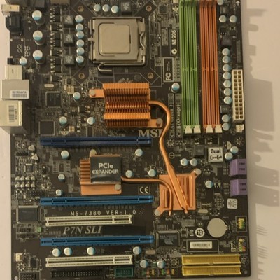 MSI P7N SLI MS-7380 Motherboard Intel Core 2 Quad Q6600 2.40GHz LGA775 DDR2