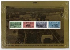 Canada Stamps Second World War Souvenir Edition 1944. Sealed