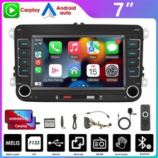 7" Autoradio Carplay MP5 BT AM GPS für VW Volkswagen Jetta Passat Polo Golf 5 6