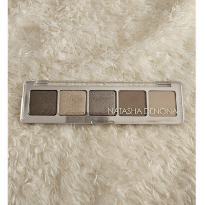 Natasha Denona Eyeshadow Palette 5 Neutral Shades Shimmer Matte Pressed Powder