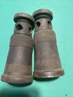 Antique Barn Railroad Machinist Cast Iron Knurled Swivel Joint Screw Jack Tools — photo 7