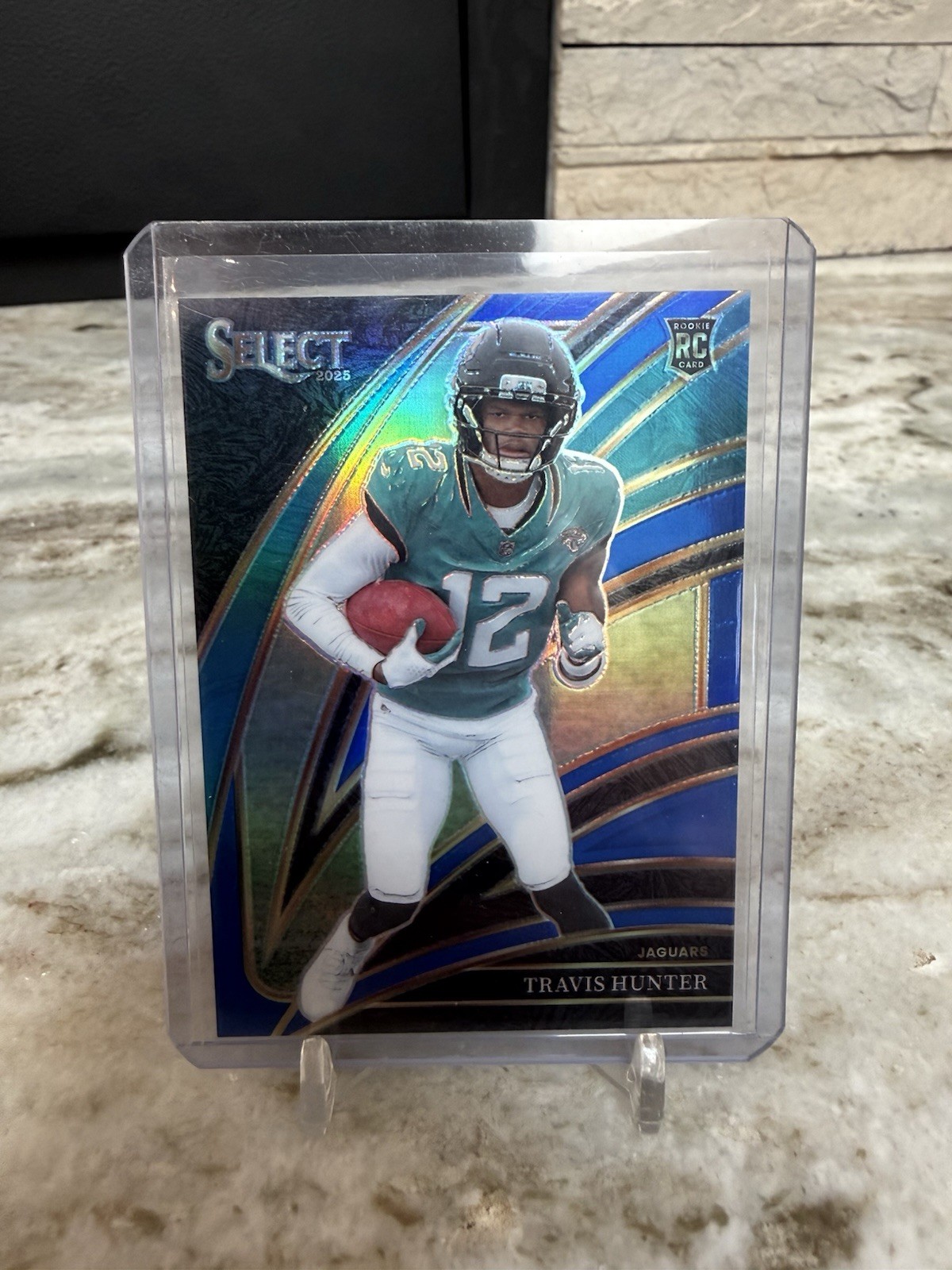2025 Panini Select Travis Hunter RC Club Level Blue Prizm /99 Jaguars
