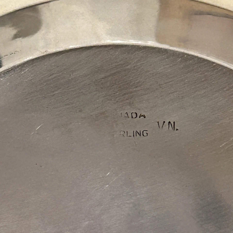 复古纯银烟灰缸 状况完好 - 69.5 克 — 第 2/3 张图片