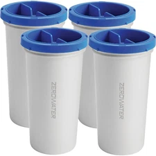 Culligan Zero Pitcher Water Filter Replacement Cartridge (4-Pack) ZEROF04