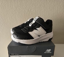 New Balance 578 Toddler Shoes Sneakers- Black/White