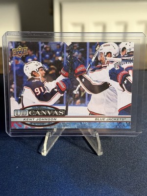 2025-26 Extended Series Kent Johnson UD Canvas #C-359 Columbus Blue Jackets