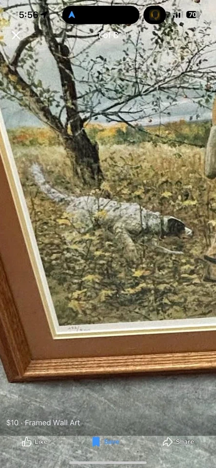 Litografia "The Edge of the Orchard" Peter Corbin 1982 assinada e numerada 283/800 - Imagem 2 de 3