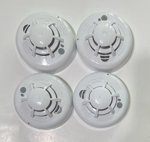 DSC WS4936 SMOKE DETECTORS INTEGRAL HEAT AND AUDIBLE SIGNAL DIY 433MHz Lot of 4