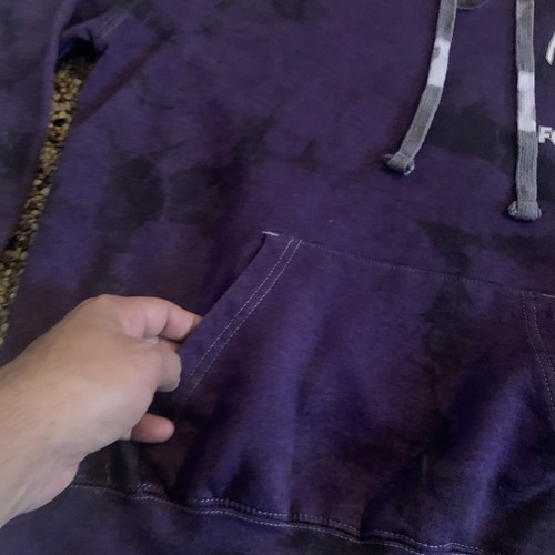 Assholes*s Live Forever Tie Dye Hoodie Multicolor Size Large Purple Women’s - Picture 3 of 10