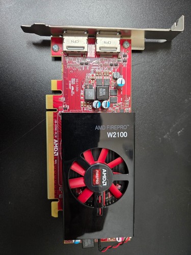 AMD FirePro W2100 2GB GDDR3 PCIe X16 Grafikkarte Dell P/N: 0Y5FR3 getestet