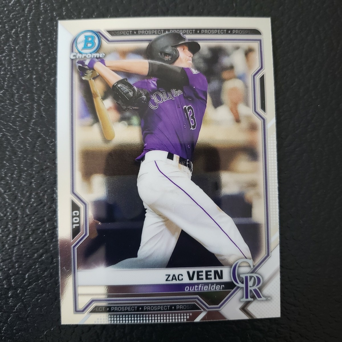 2021 Bowman Chrome Prospects #BCP3 Zac Veen Colorado Rockies | eBay