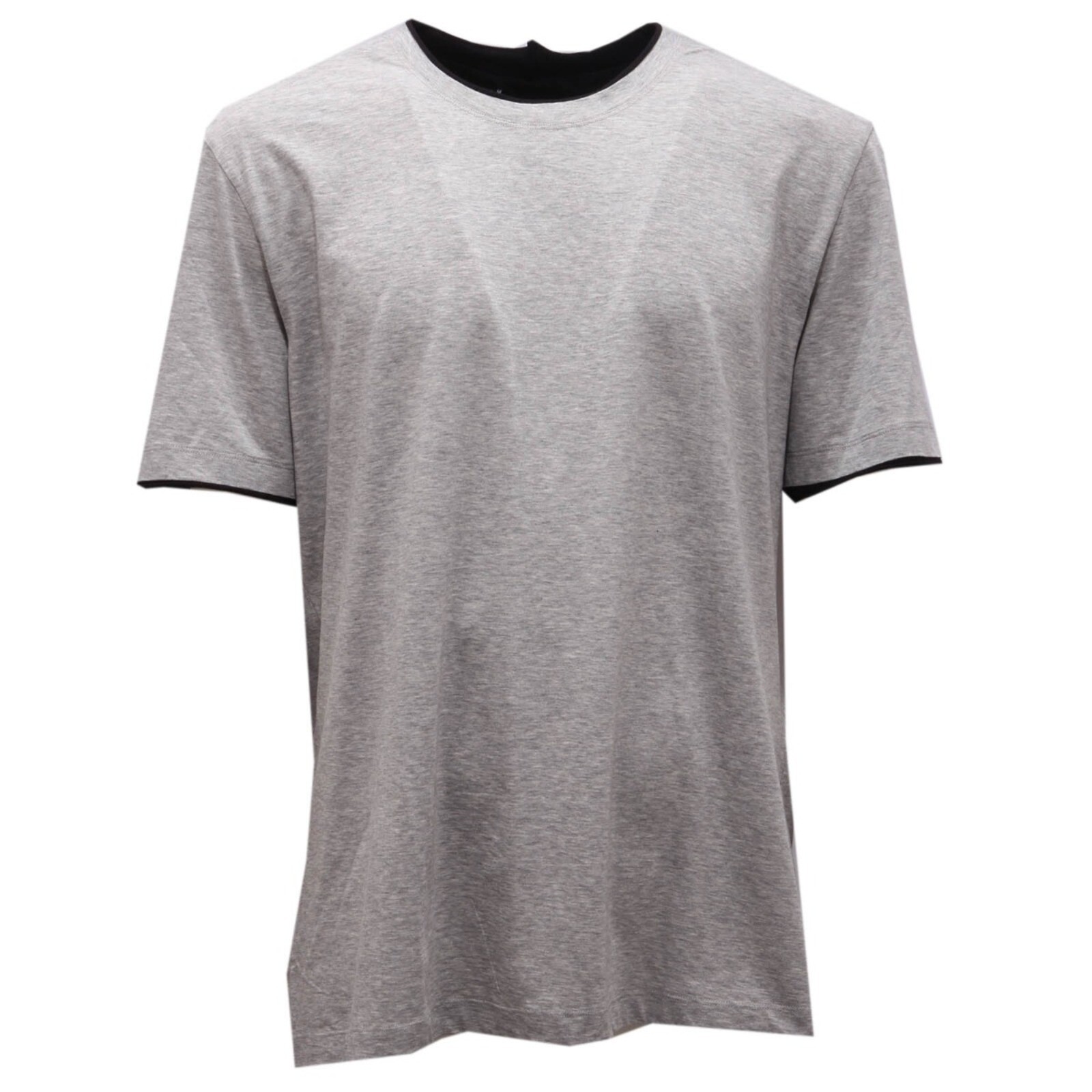 8788AG maglia uomo PAOLO PECORA серая меланжеваятемно-синяя мужская футболка из джерси и хлопка 15190₽