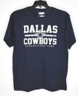 Team Apparel Dallas Cowboys Adult T-Shirt Blue 100% Cotton