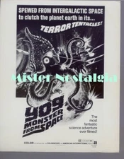 Vintage Photo 1971 Yog Monster From Space ad poster artwork rare Toho AIP