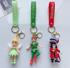lot 20pcs cartoon Anime mix cute PVC Keychain Key Chain Girls boy Keyring gifts