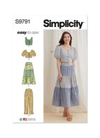 Simplicity S9791 Damen Schnittmuster Rock Bluse Hose GrößE 4-12 & 12-20
