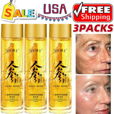 3x Ginseng Extract Essence Hydrating Anti-Wrinkle Moisturizing Essence Liquid US
