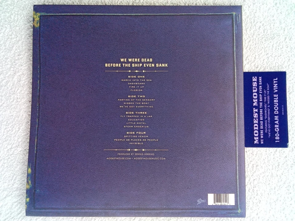 2 x LP MODEST MOUSE. We Were Dead Before The Ship Even Sank (Org 2007 Gatefold) - Photo 2/4