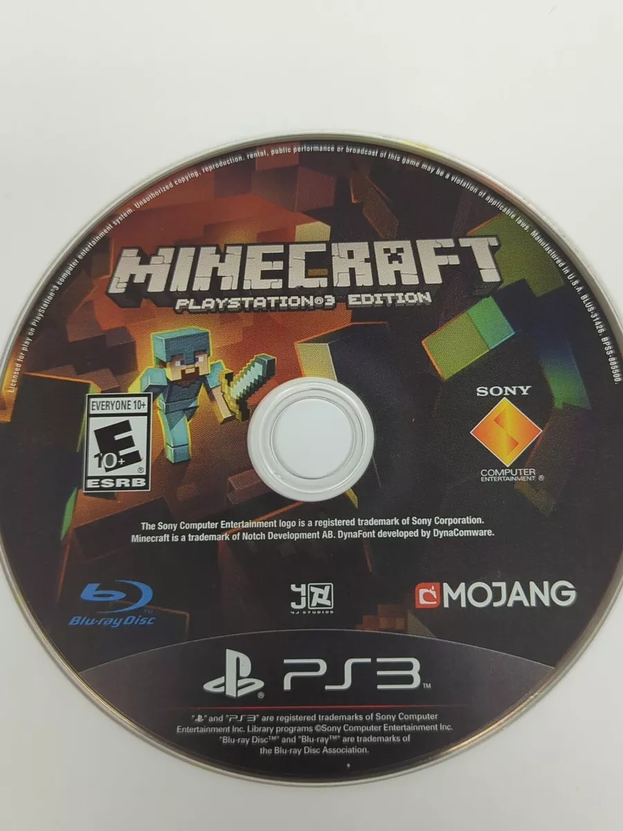 Minecraft -- PlayStation 3 Edition (Sony PlayStation 3, 2014)