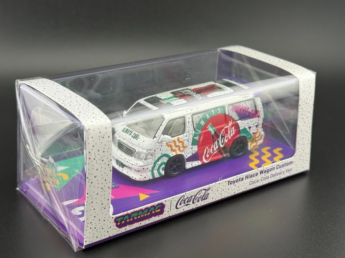 Tarmac Toyotal Hiace Wagon Custom Coca Cola 1/64 | eBay