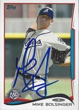 Mike Bolsinger 2014 Topps Pro Debut Signed Card