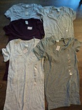VICTORIAS SECRET PINK VNECK DOG TEESHIRTS "SALE" SET OF 5 CHOICE XS