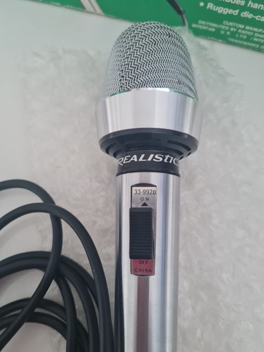 Vintage Relistic 33-992D Microphone Brand New in box - Picture 2 of 4