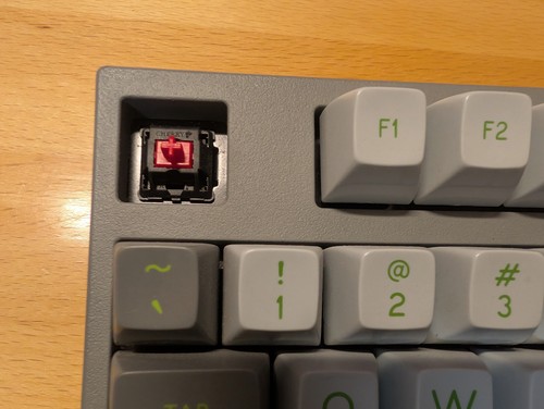 Leopold FC980M Grey, **RARE** Double Shot SA LIME, RED Keyswitches - Picture 5 of 5