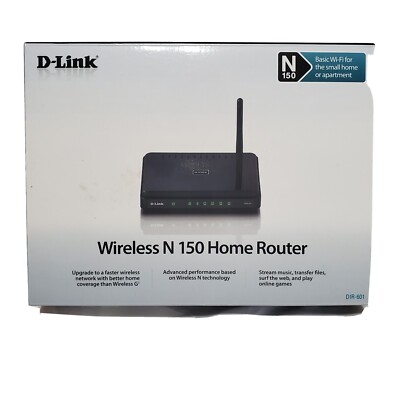 D-Link Wireless N 150 Home Router 4 port Superfast speed