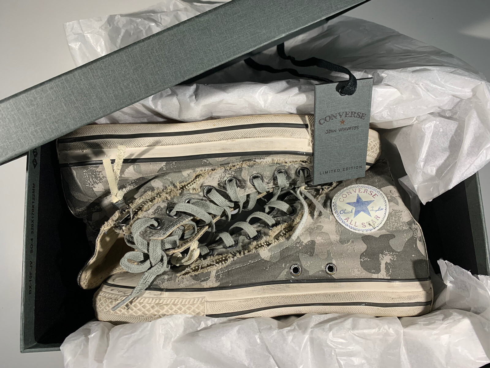 converse by john varvatos metallic double zip