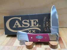 NIB Case XX Synthetic Mulberry Small Lockback Hunter 41225L Pocketknife - 30466