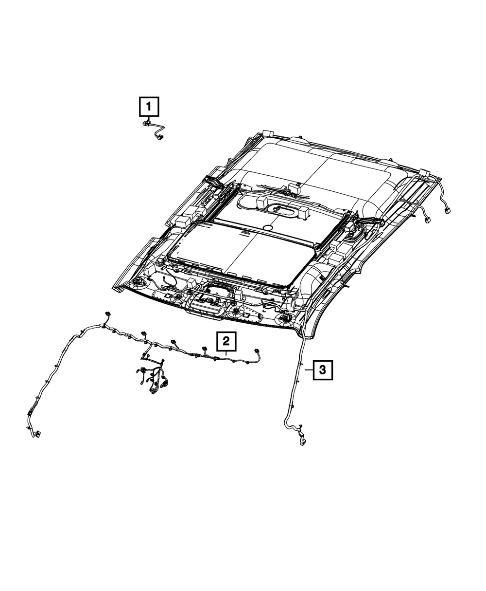 Genuine Mopar Header Wiring 68551805AC eBay