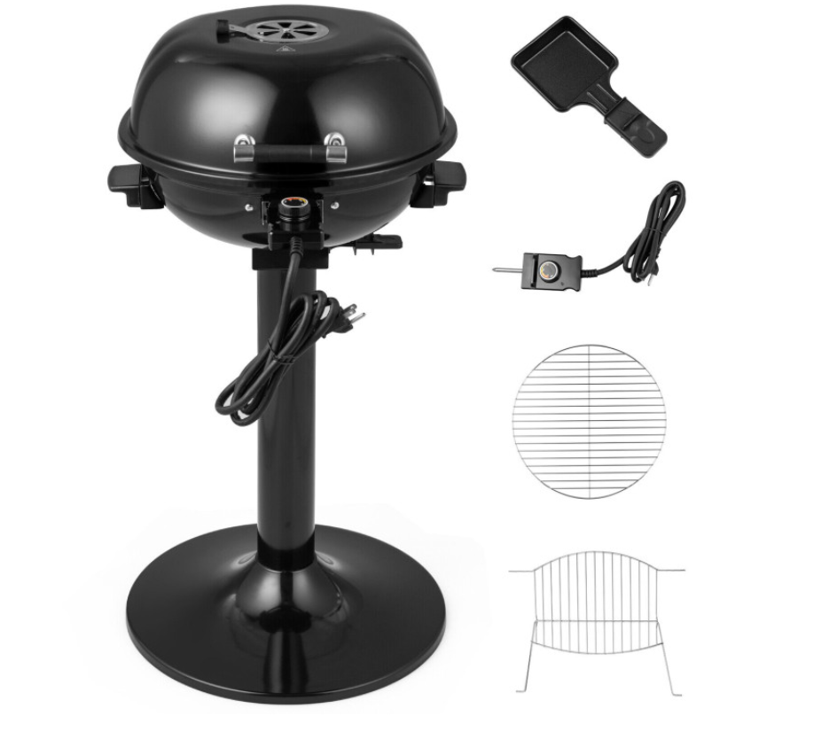 1600W Electric BBQ Grill with Removable NonStick Warming Rack eBay