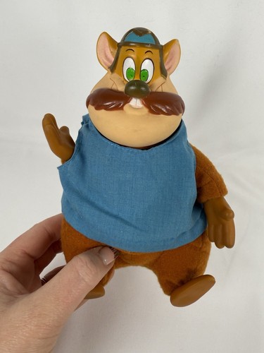 Disney Chip N Dale Rescue Rangers Monterey Jack Monty Applause Plush 6” Rare - Picture 3 of 7