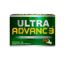 Ultra Advance 3 Green PM  Herbs Traditional ultradvance Supplement 30 Caps