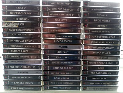 GROSSE AUSWAHL AN SONY PS1 SPIELEN!! - SET 2 - WÄHLEN SIE AUS DER LISTE!!