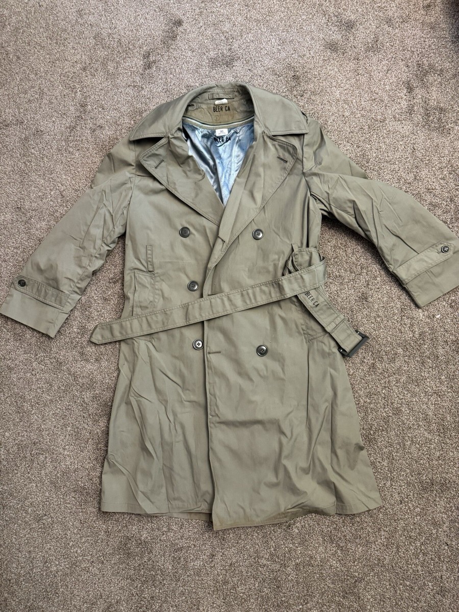 Military Trench Coat - Polyester Khk 8405-01-107-0234 | eBay