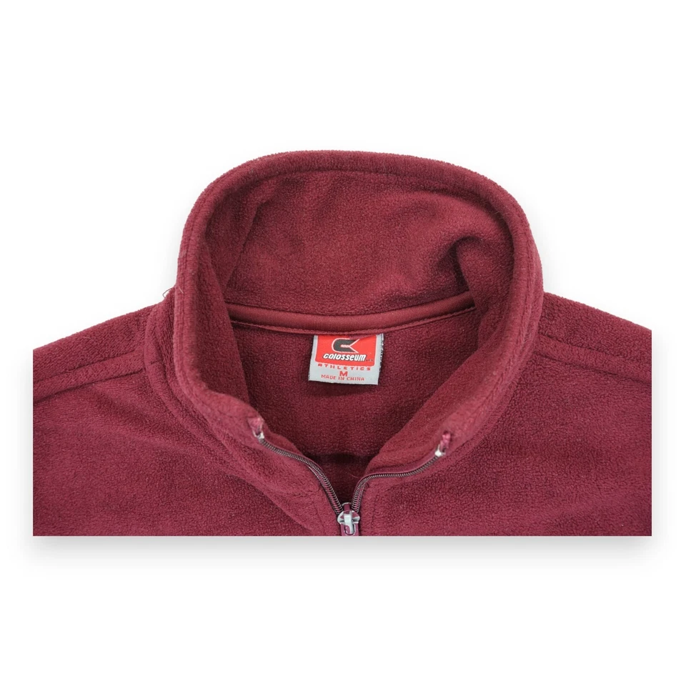 Chaleco sin mangas con cremallera bordado polar mediano Colosseum Minnesota para mujer Foto 4 de 4