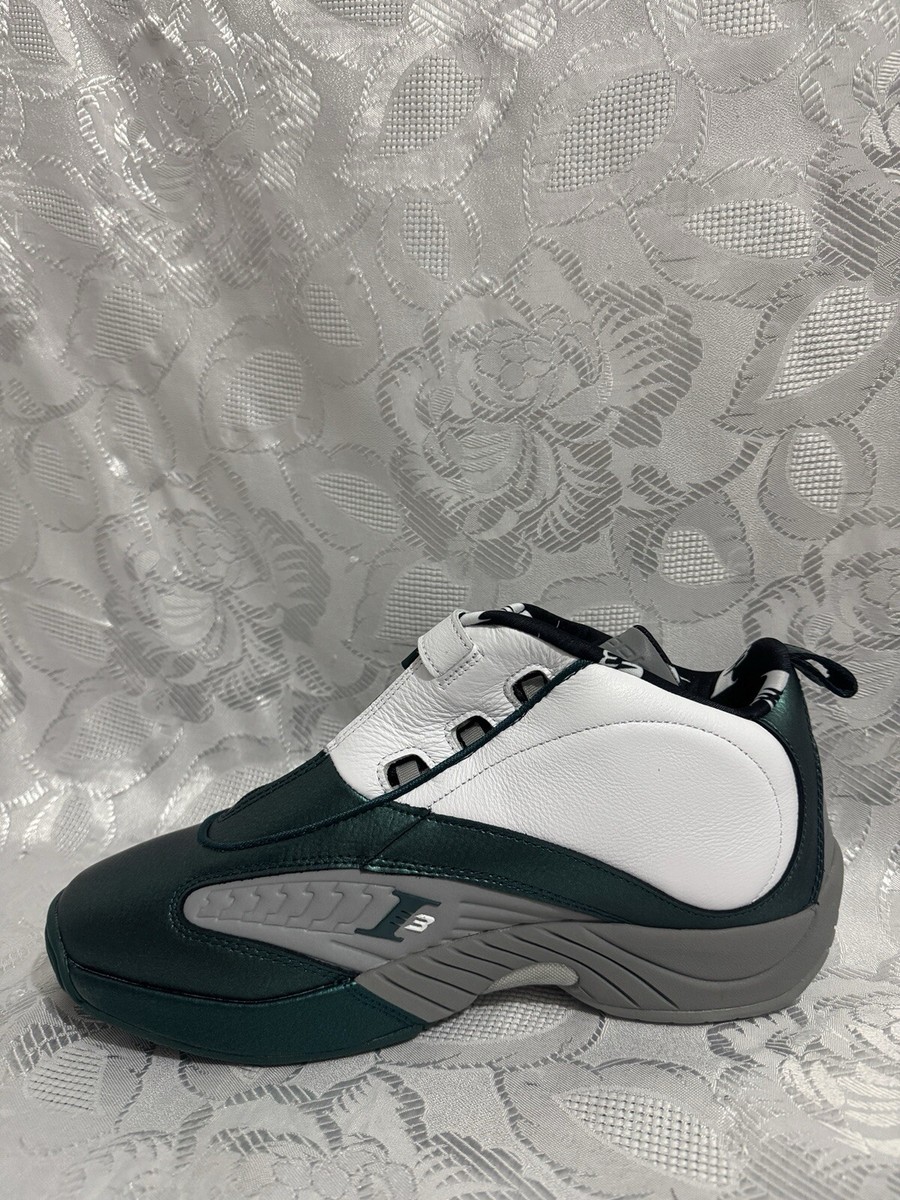 REEBOK ANSWER IV GREEN 11.5 GX6235 TOE IVERSON THE TUNNEL