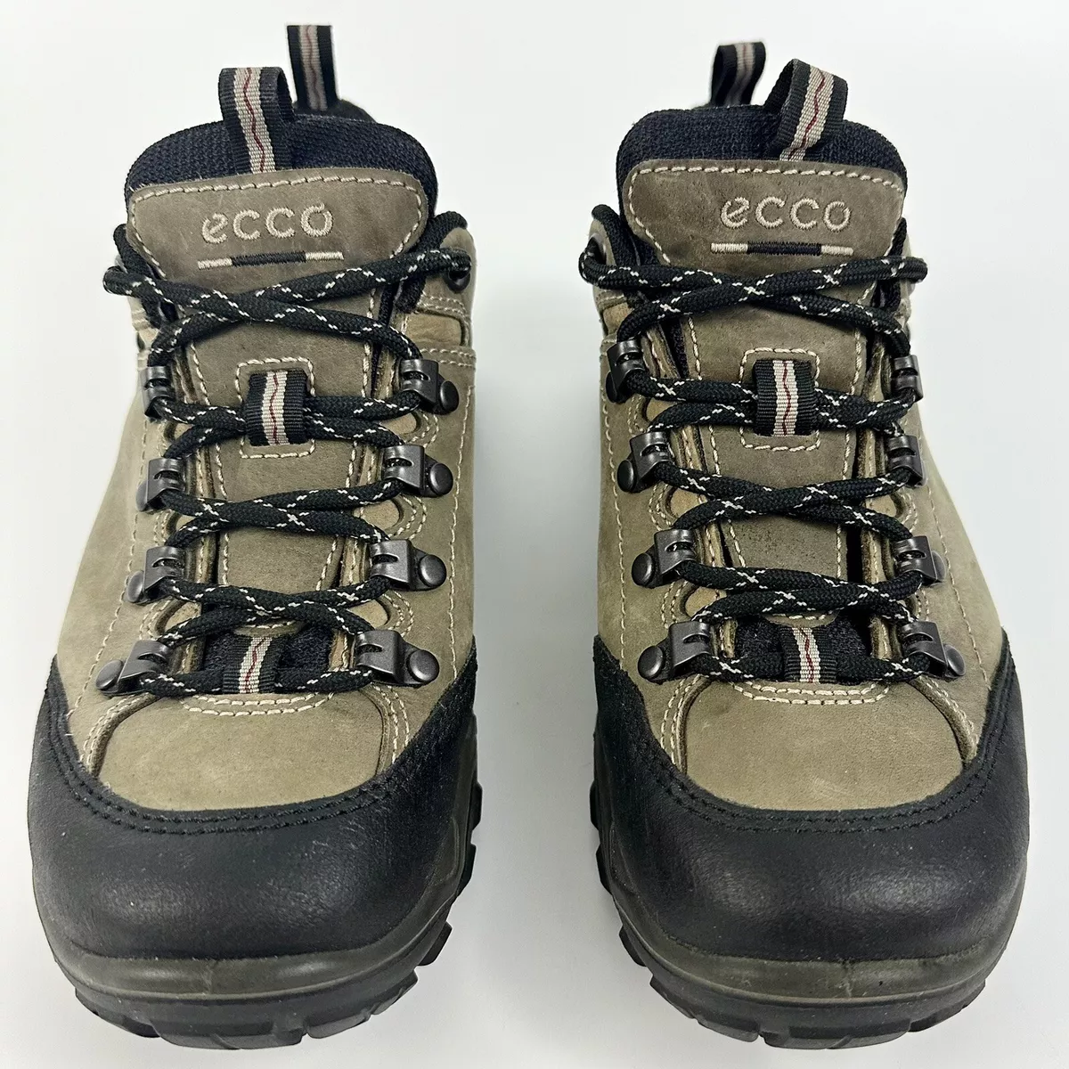 ECCO Yak Leather Hiking Trail Size US 6/6.5 Tan | eBay