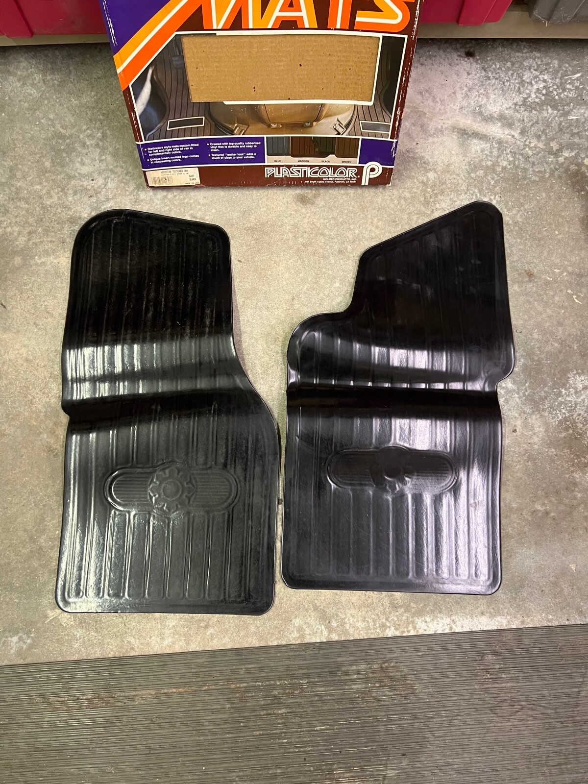 Plst Color Vintage Plasticolor 0657 Floor Van Mats NOS | eBay