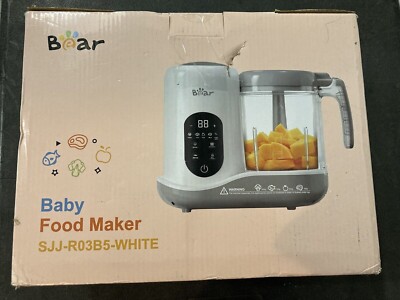Bear Baby Food Maker Model SJJ-R03B5-WHITE