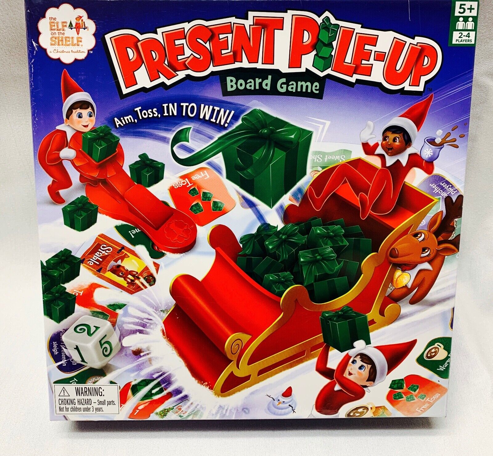 Present Pile-Up Board Game – Santa's Store: The Elf on the Shelf®