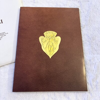 Rare VINTAGE Gucci Catalog 1980-1981 Brochure & Price list