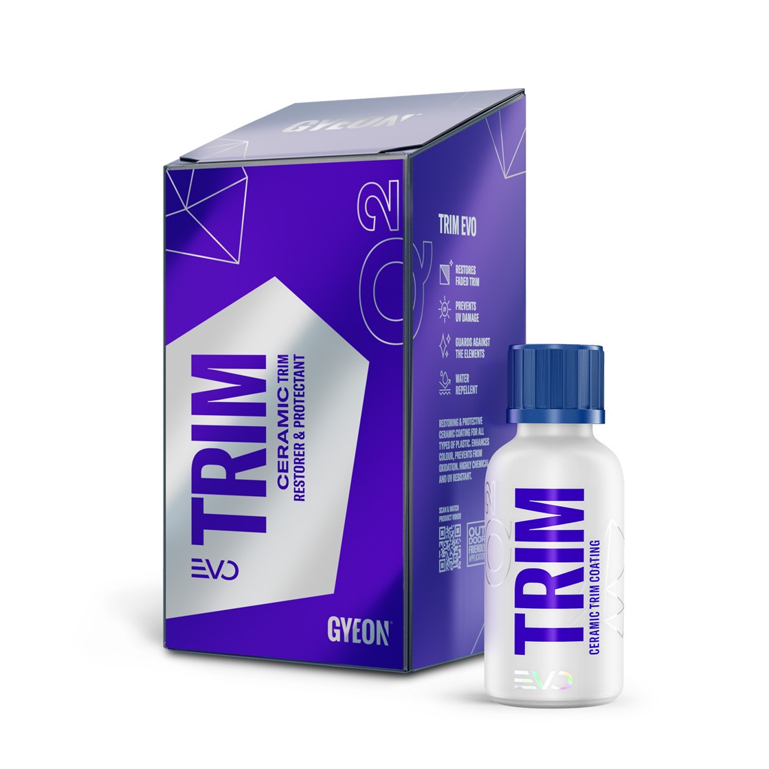 Gyeon Q² Trim EVO Permanent Trim Restorer - 30ml